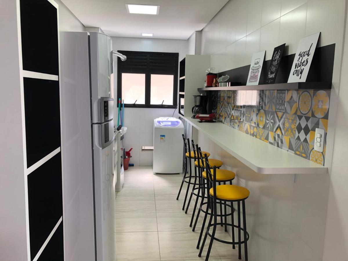Apto Aconchegante, Bem Localizado, Churrasqueira Na Varanda, Servico De Limpeza Diaria, Servico De Praia - Pitangueiras - 瓜鲁雅 外观 照片