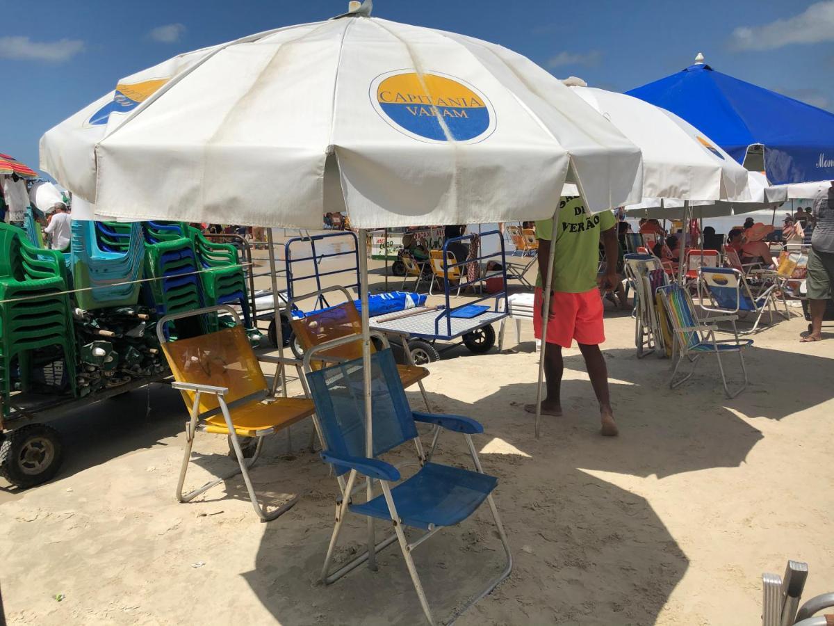 Apto Aconchegante, Bem Localizado, Churrasqueira Na Varanda, Servico De Limpeza Diaria, Servico De Praia - Pitangueiras - 瓜鲁雅 外观 照片